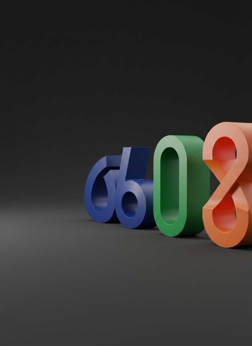 Una escena fotográfica enfocada en la personalización de productos 3D para negocios en Santiago de Chile: sobre un fondo neutro oscuro se alinean varias bases volumétricas sin texto que sugieren logotipos corporativos, cada una con formas únicas y colores sólidos representativos, como azul profundo, verde esmeralda y naranja intenso. La superficie de cada pieza muestra transiciones suaves entre curvas y aristas, con capas de impresión casi imperceptibles. Luz de estudio suave desde dos direcciones, generando brillos controlados y sombras ligeras que separan claramente cada objeto. Composición asimétrica con espacio negativo a un lado, ideal para integrarse en una cabecera web. Cámara en ángulo bajo moderado para dar sensación de presencia y solidez, transmitiendo innovación, marca propia y soluciones B2B de alto nivel.